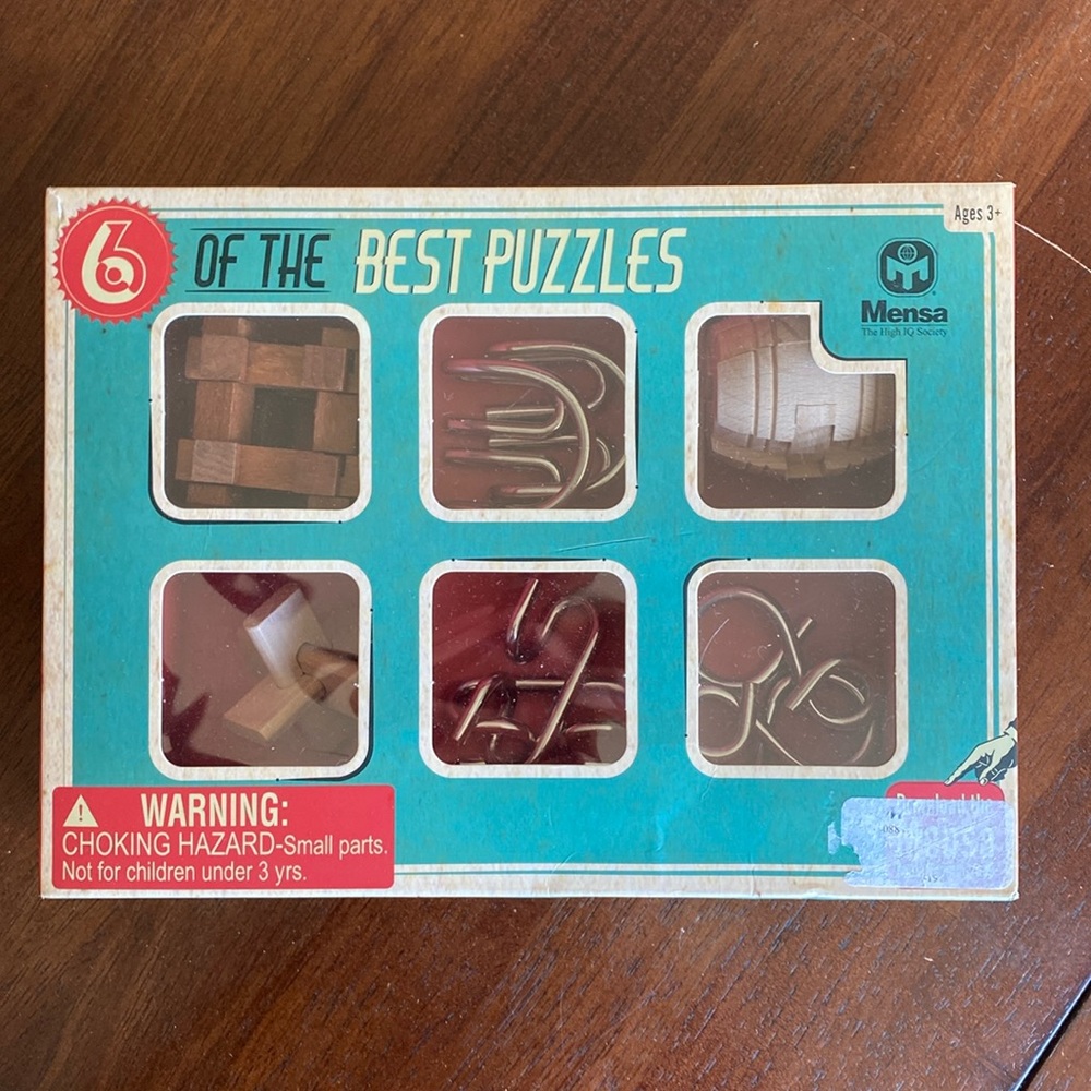 Mensa gift puzzle set (6)